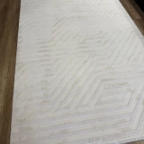 İpek Halı Gaspara 14973 Krem Modern Salon Halısı