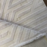 İpek Halı Gaspara 14973 Krem Modern Salon Halısı