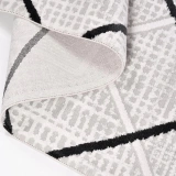 İpek Mekik Halı Filiya 11350 Krem Modern Salon Halısı