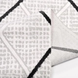 İpek Mekik Halı Filiya 11350 Krem Modern Salon Halısı