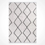 İpek Mekik Halı Filiya 11350 Krem Modern Salon Halısı