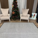 Luxess Kilim Cream Hav Toz Vermez Kaymaz Kolay Kullanımlı Yıkanabilir Düz Renk Kilim