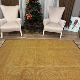 Luxess Kilim Gold Hav Toz Vermez Kaymaz Kolay Kullanımlı Yıkanabilir Düz Renk Kilim