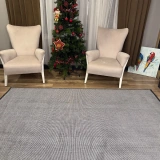 Luxess Kilim Grey Hav Toz Vermez Kaymaz Kolay Kullanımlı Yıkanabilir Düz Renk Kilim