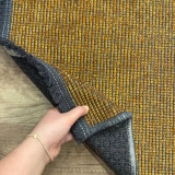 Luxess Kilim Turuncu Hav Toz Vermez Kaymaz Kolay Kullanımlı Yıkanabilir Düz Renk Kilim