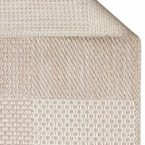 Eko Halı Mono 01 Beige Kaymaz Tabanlı Kilim