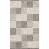 Eko Halı Mono 01 Grey Kaymaz Tabanlı Kilim