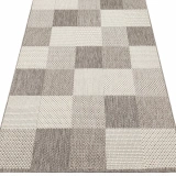 Eko Halı Mono 01 Grey Kaymaz Tabanlı Kilim