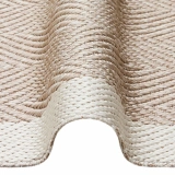 Eko Halı Mono 02 Beıge Kaymaz Tabanlı Kilim