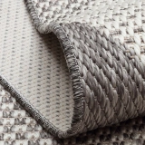 Eko Halı Mono 03 Grey Kaymaz Tabanlı Kilim