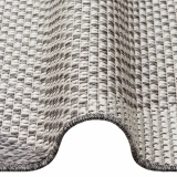 Eko Halı Mono 03 Grey Kaymaz Tabanlı Kilim