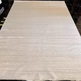 Sanat Halı Doku 3739 Beyaz Düz Modern Salon Halısı