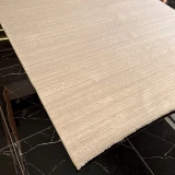 Sanat Halı Doku 3739 Beyaz Düz Modern Salon Halısı