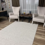 Sanat Halı Lora Plus 3955 Gri İskandinav Halı