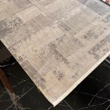 Sanat Halı Mira 3571 Gri Krem Modern Salon Halısı