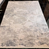 Sanat Halı Mira 3574 Krem Gri Modern Salon Halısı