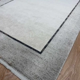 Hoom Rugs Elegant 10512 Krem Gri Üst Segment Salon Halısı