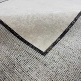 Hoom Rugs Elegant 10512 Krem Gri Üst Segment Salon Halısı