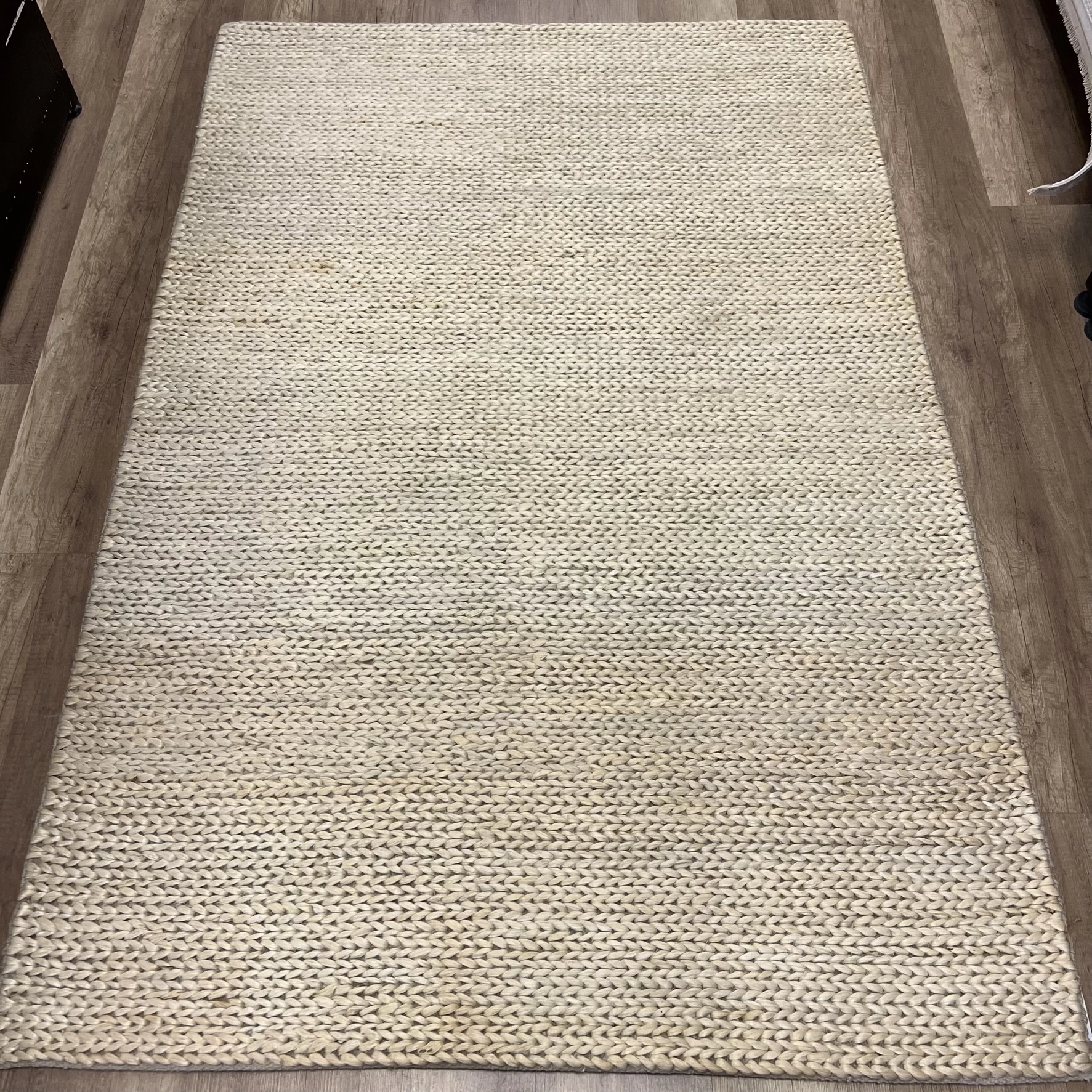 Eko Halı Flatweave Choti White Dekoratif Jüt Kilim