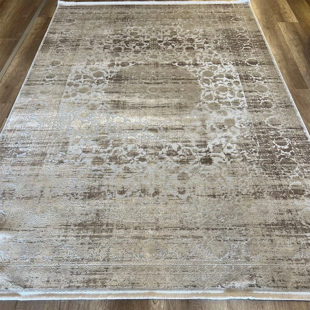 Hoom Rugs Exclusive Miami 62113/070 Krem Vizon Klasik Salon Halısı