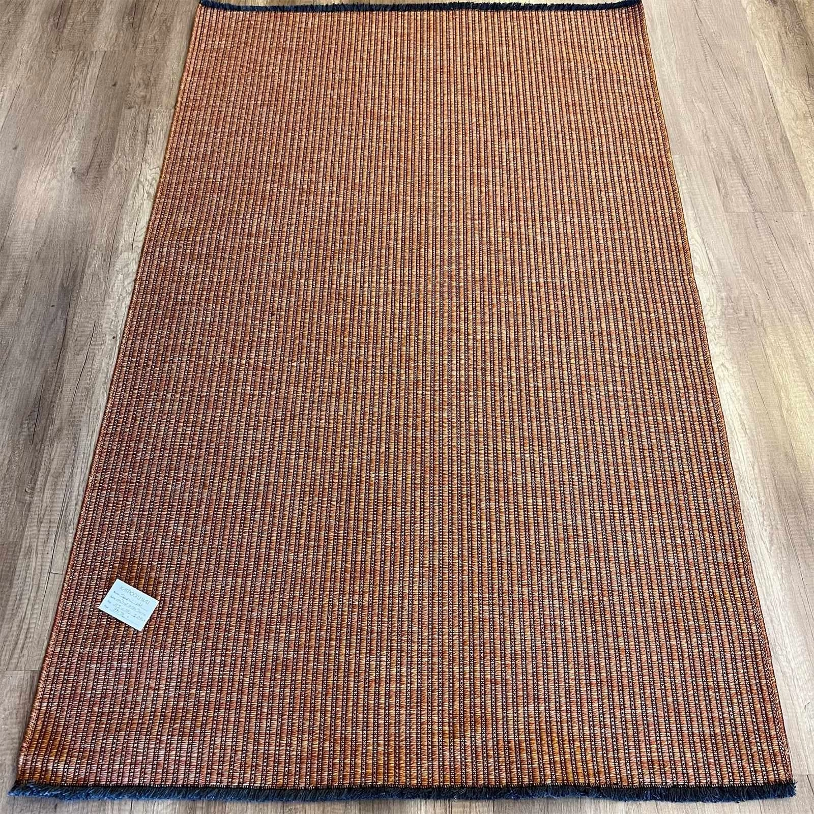 Hoom Rugs Mirel 7310 Terra Kaymaz Pamuklu Dekoratif Kilim