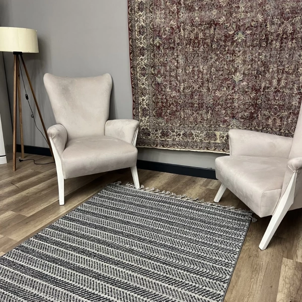 Eko Halı Soho Fırsat SH 04 Marine Hav Toz Vermez Hasır Dokuma Modern Makine Halısı