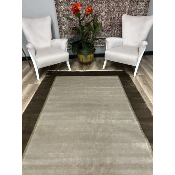 Hoom Rugs Night 601 Vizon Doğal Bambu Salon Halısı