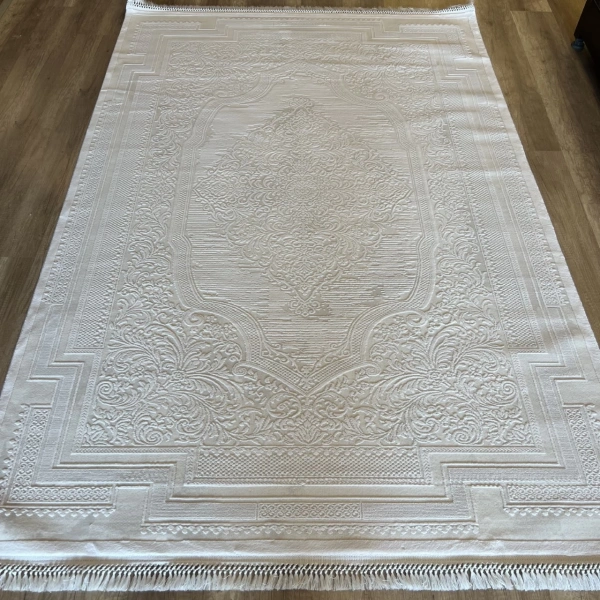 İpek Halı Blossom 13453 Beyaz Modern Salon Halısı