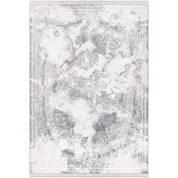 İpek Mekik Halı Blossom 13622 Gri Salon Halısı