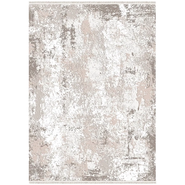 İpek Mekik Halı Gaspara 14557 Krem Modern Salon Halısı