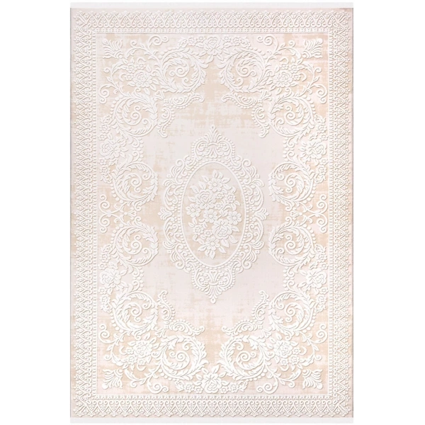 İpek Mekik Halı Sardes 6461 A Krem Salon Halısı