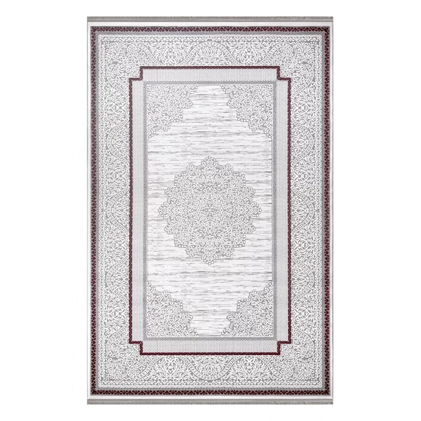 İpek Mekik Halı Sardes 6927 A Gri Marsala Klasik Salon Halısı