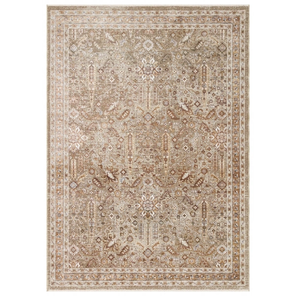 Eko Halı Sofia SOF 01 Cream Gold Uşak Motifli Renkli Makine Halısı