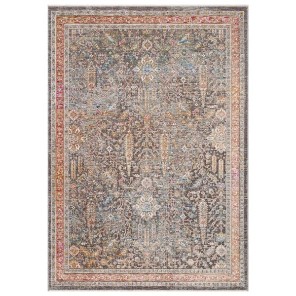 Eko Halı Sofia SOF 01 Multy Uşak Motifli Renkli Makine Halısı