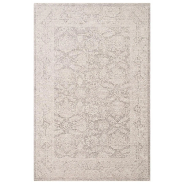 Eko Halı Shıraz SHR 01 Grey Vintage Tarzlı Yumuşak Dokulu Modern Makine Halısı