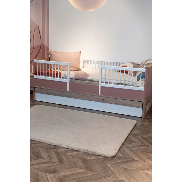 Apex Polo 8707 Vizon Peluş Düz Şekilli Halı