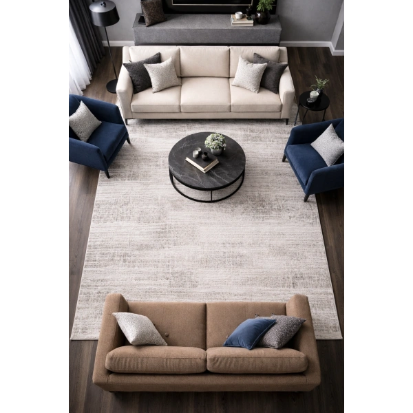 Hoom Rugs Marsilya HL436 Cream Vizon Modern Salon Halısı