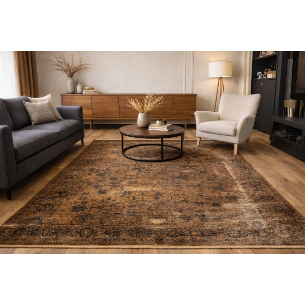 Hoom Rugs LL60A Modern Makine Halısı