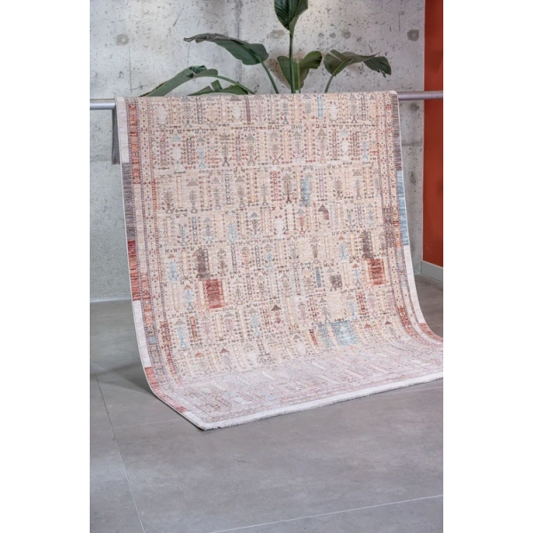 Apex Halı Ambiance 2921 Bej Geleneksel Desenli Makine Halısı