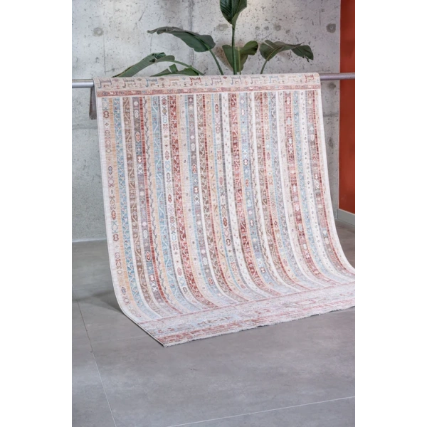 Apex Halı Ambiance 2951 Kırmızı Geleneksel Desenli Makine Halısı