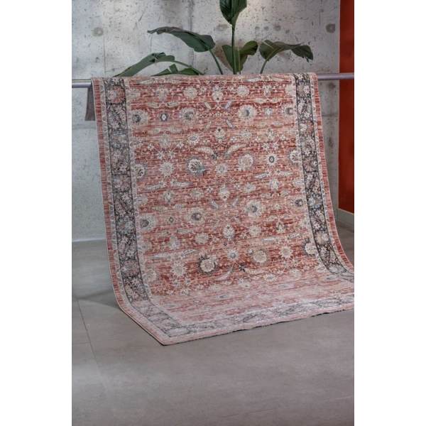 Apex Halı Ambiance 2961 Kırmızı Geleneksel Desenli Makine Halısı