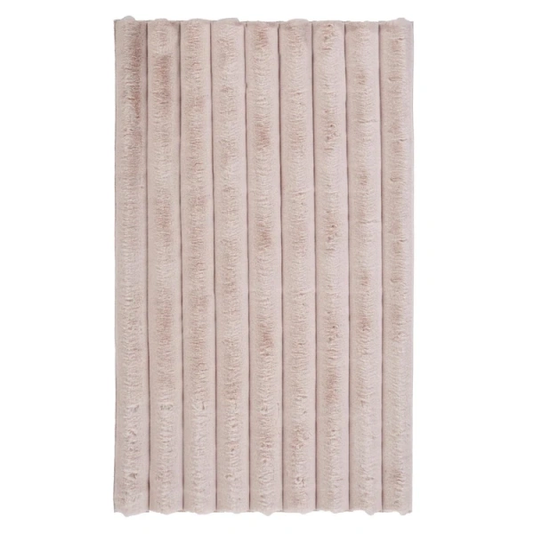 Apex Halı Linio 8054 Pudra Peluş Kaymaz Taban Dekoratif Halı