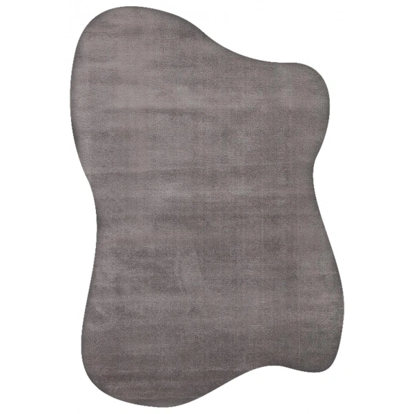 Hoom Rugs Bali Amorf 01 Antrasit Hav Toz Vermez Dekoratif Makine Halısı