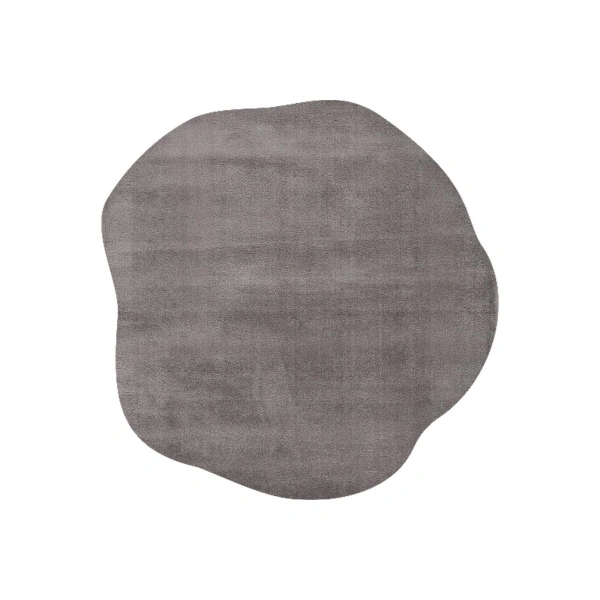 Hoom Rugs Bali Amorf 04 Antrasit Hav Toz Vermez Dekoratif Makine Halısı