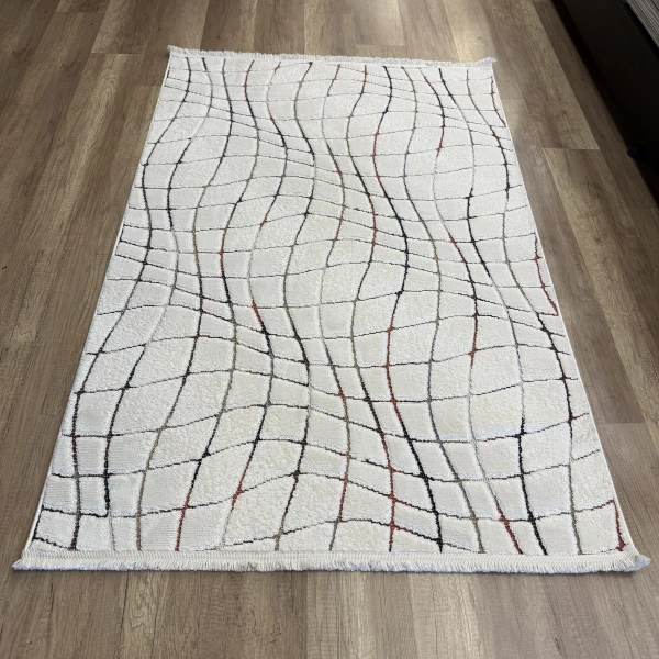 Luxess Halı Sunset 1171 Krem Modern Yumuşak Makine Halısı