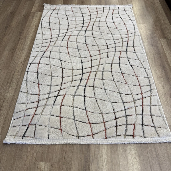 Luxess Halı Sunset 1171 Bej Modern Yumuşak Makine Halısı