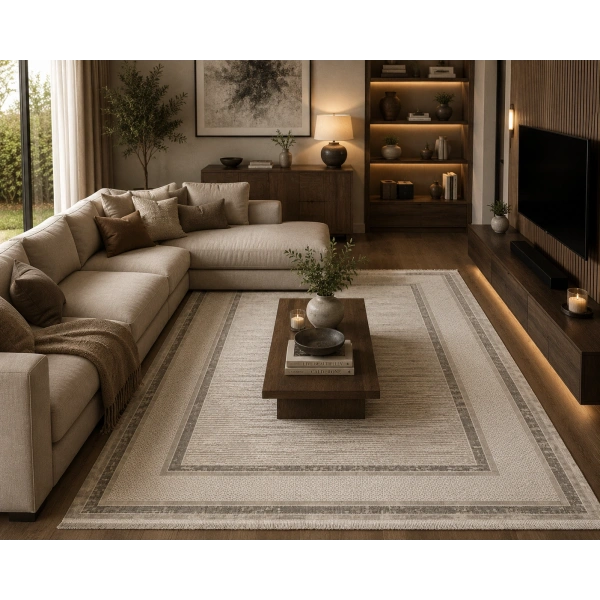 Hoom Rugs Grandy 4691 Antrasit Modern Halı