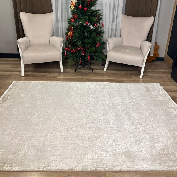 Apex Azur 6552 Vizon Modern Makina Halısı