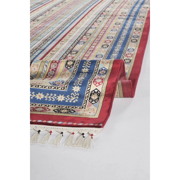 Apex Burj 8741 Bordo Klasik Salon Halısı