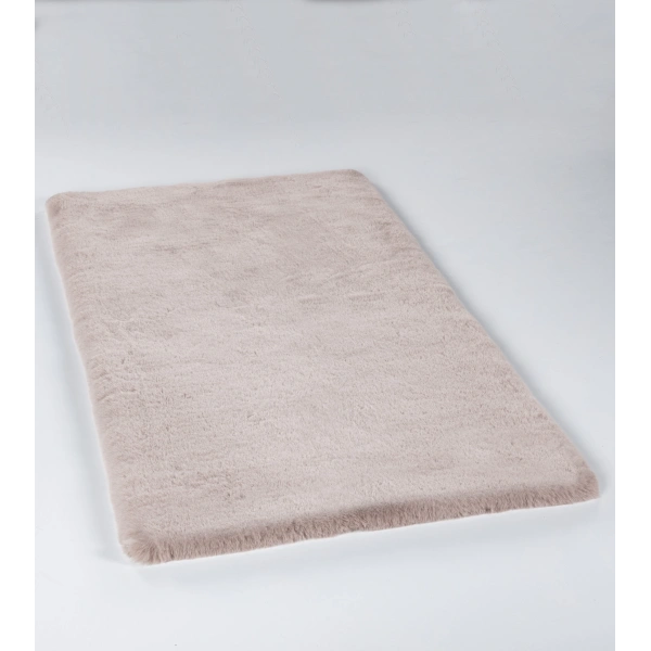 Apex Palma Pudra Peluş Daire Halı